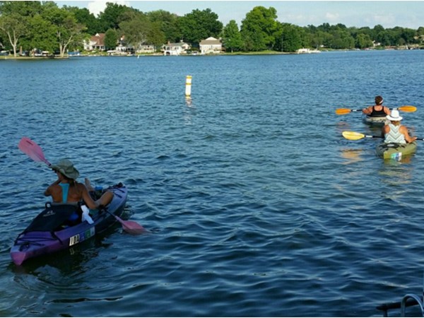 Lake Tapawingo is a great place to kayak! 