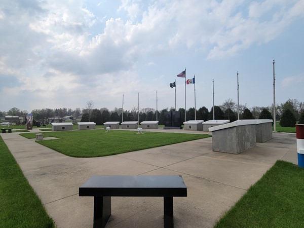 Beautiful Veterans Memorial in Gladbrook, IA 