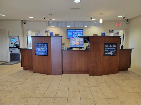 An inside view of Lyon County State Bank 