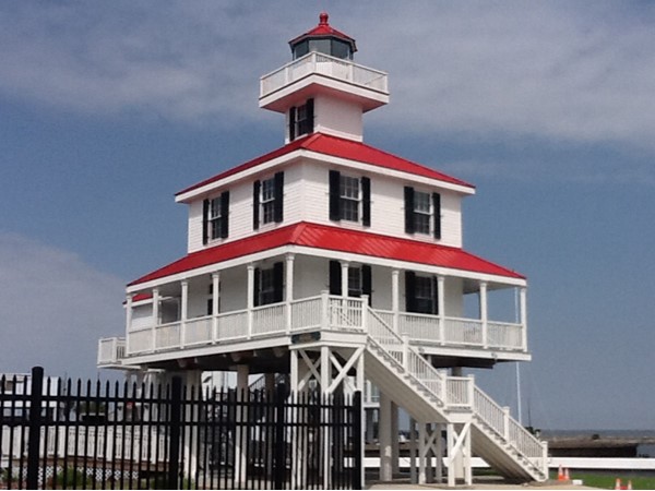 Lakefront lighthouse in the West End