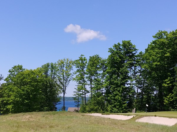 Views of East Bay and Old Mission Peninsula from Lochenheath Golf Course