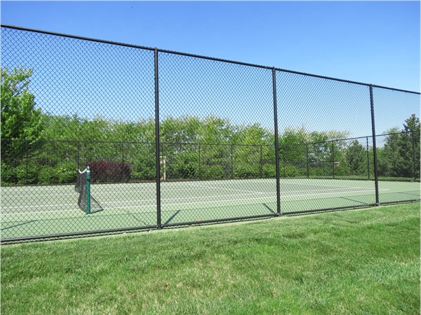 Tennis court at The Reserve Amenity Center