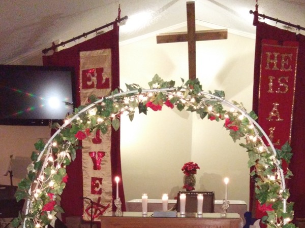 You can have a beautiful candlelight wedding in Orange Grove Church