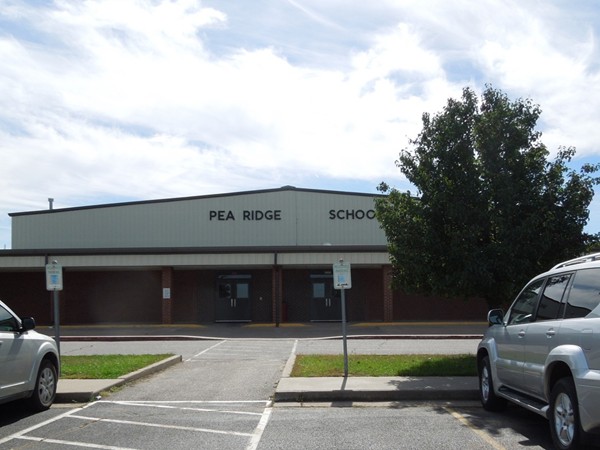 Main Entrance of Pea Ridge High School, Pea Ridge