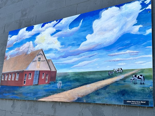 Adams Dairy Farm mural