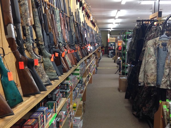 Bare's Sporting goods caters to the outdoorsman