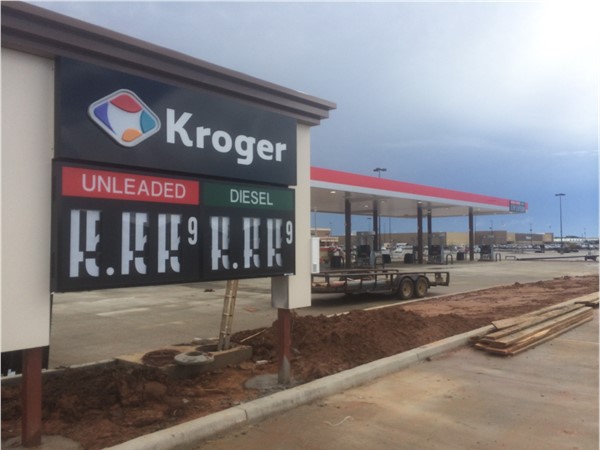 The new Kroger Marketplace on Airline Drive will also include a gas station. Opens this month
