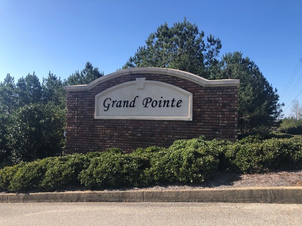 One of the main entrances and exits for Grand Pointe in Northport
