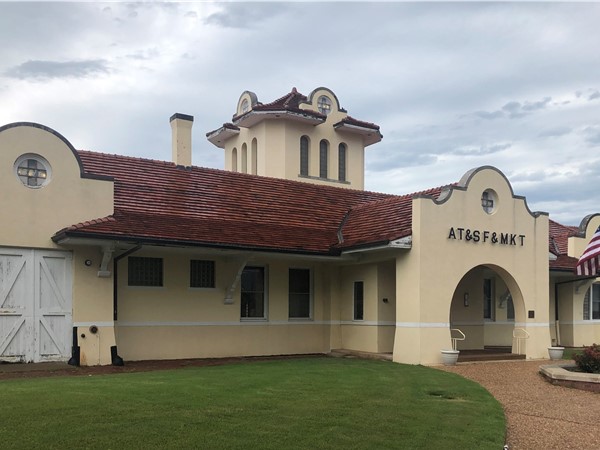 Bartlesville Chamber of Commerce is located in the old train depot 
