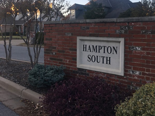 Hampton South entrance