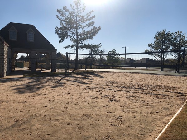 Walden Creek community volleyball court. Walden Creek has great communal recreation areas