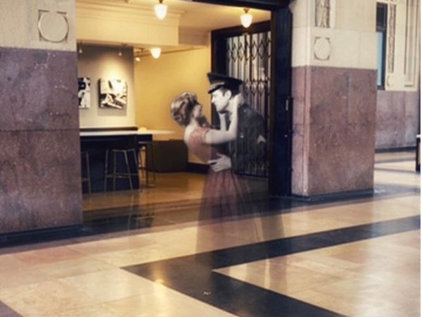 Try out the Living History augmented reality app at Union Station