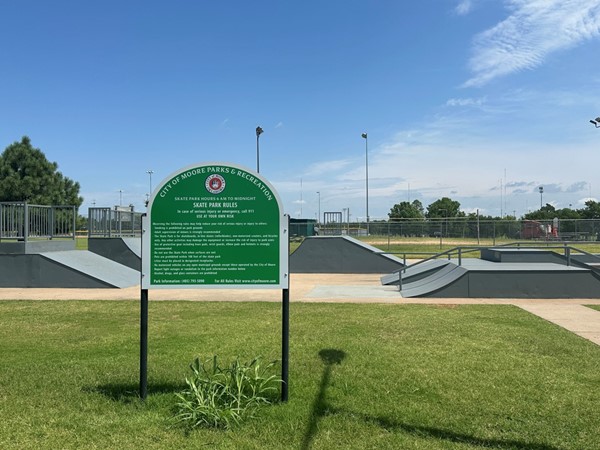 The skate park at Buck Thomas offers a variety of ramps for all skaters