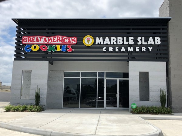Look what’s coming to Prairieville! Marble Slab and Great American Cookies! On Airline Hwy