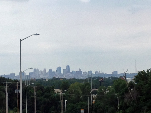 Check out Montebella subdivision in Riverside - great view of downtown Kansas City.