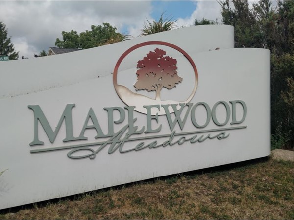 Entrance to Maplewood Meadows