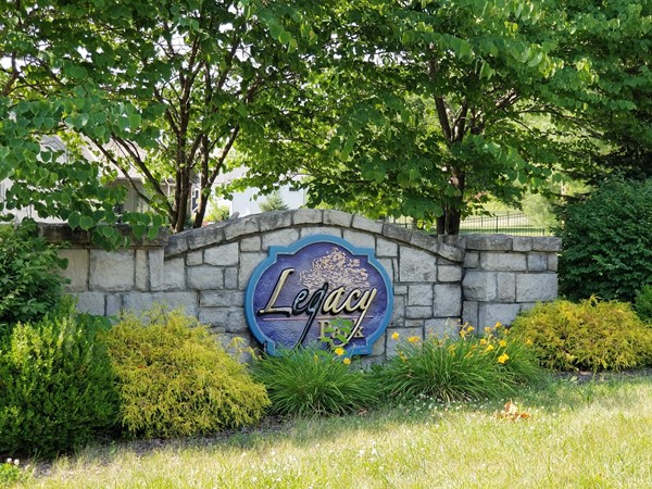 Legacy Park entry sign