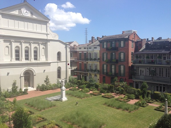 St. Louis Cathedral Garden, French Quarter