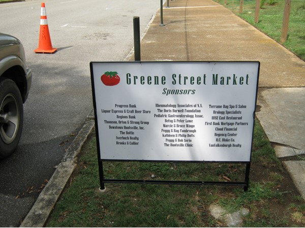 Green Street Market is held every Thursday after 3 p.m. at corner of Eustis Ave. and Green St.