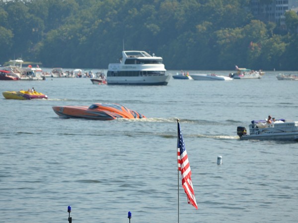 The Shootout is the largest unsanctioned boat race in the midwest with over 100 racers 