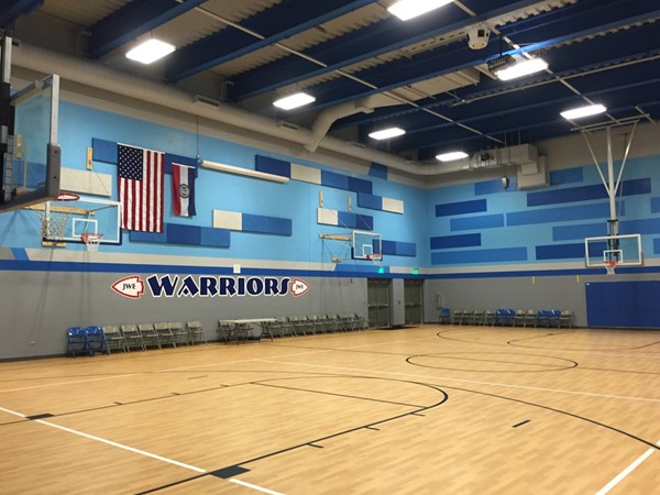 New gym at James Walker Elementary School 