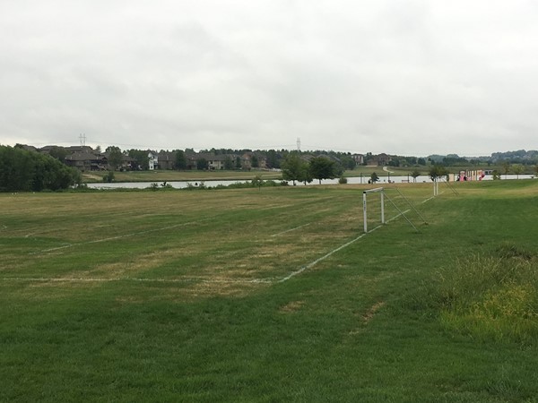 Catch a scheduled soccer game or LaCrosse practice at the field adjacent to Whitehawk Park and Lake