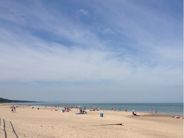 Such beautiful beaches to enjoy in Southwest Michigan, like this one at Warren Dunes State Park
