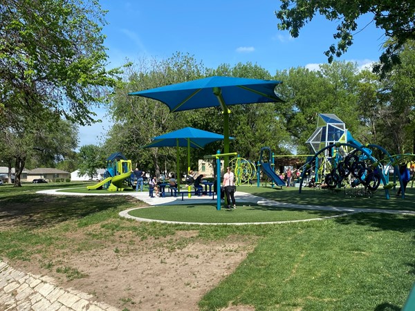 A sunny day means lots of fun at Playground Park