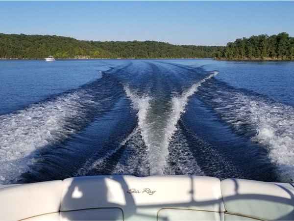 Grand Glaize Arm is the quieter arm of the Lake of the Ozarks for boating
