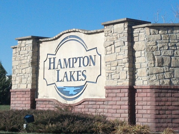 Hampton Lakes is a new home subdivision in Northwest Wichita.  It is in its final phase and they hav