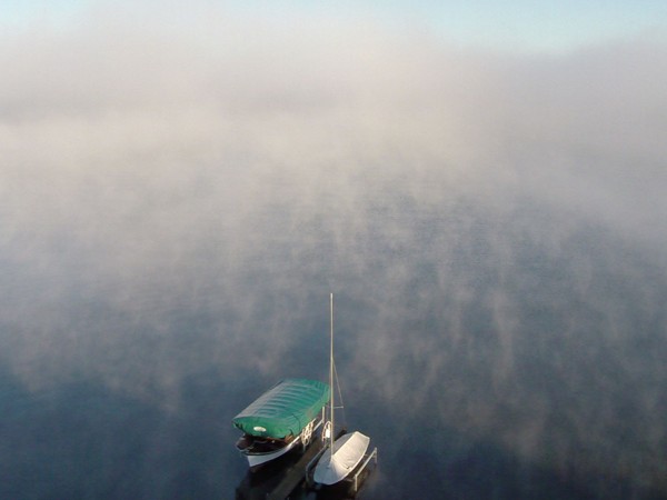 Fog over White Lake