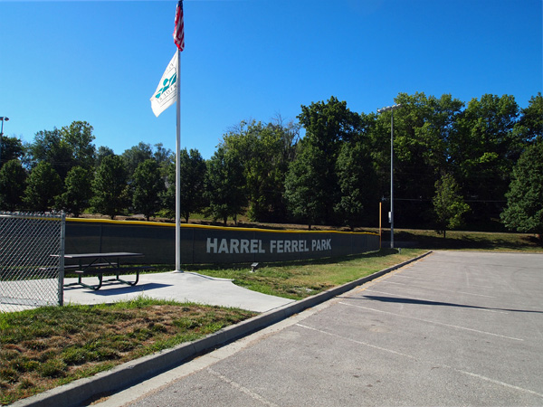 Beautiful Harrel Ferrel park near historic downtown. Featuring two ball fields and picnic areas.