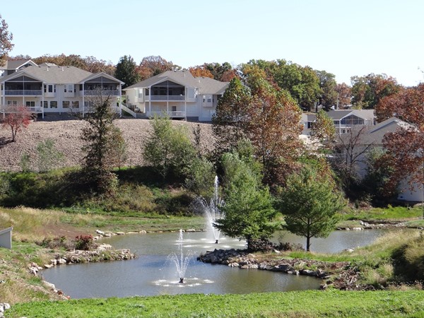 Easy, beautiful living at the Villas at Grand Glaize! I mean... look at that landscaping