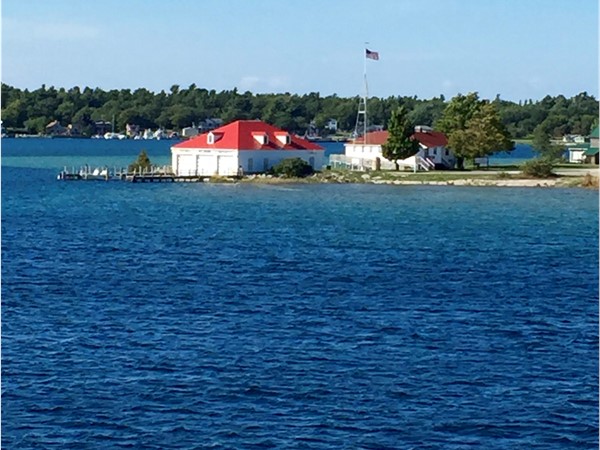 View of the CMU Science Station from the ferry