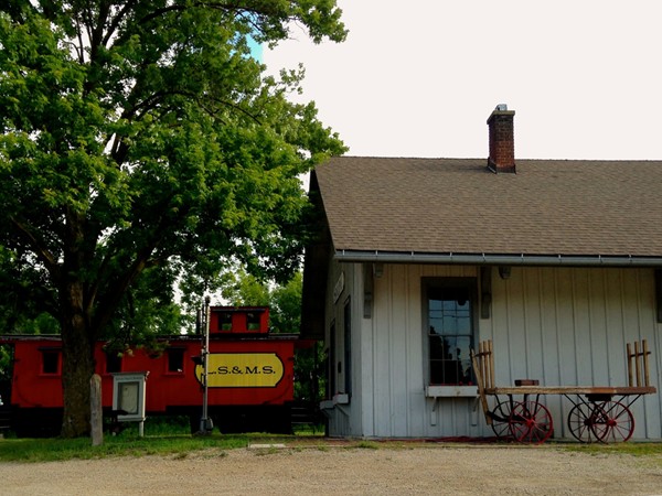 Saline's original train station, now a museum