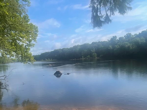 The beautiful Coosa River runs through our town