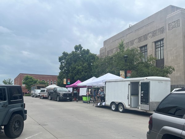 Saturday market on the Liberty Square