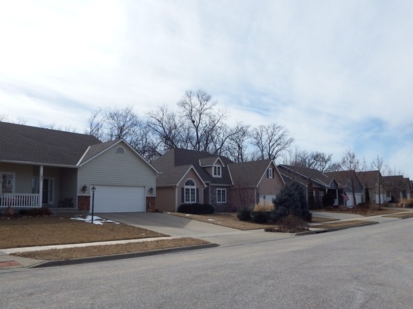 Homes located in Deerfield Woods Subdivision in Lawrence
