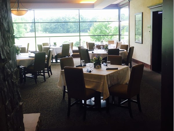 Dining room is delightful at the Railside Golf Club