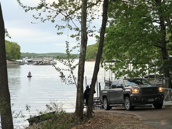 The boat ramp is just one on the perks when you buy in Four Seasons