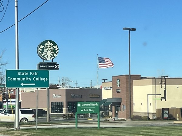 Nothing like a Starbucks stop to power through the day! 