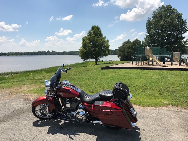 Frierson State Park is a great lake for an afternoon ride