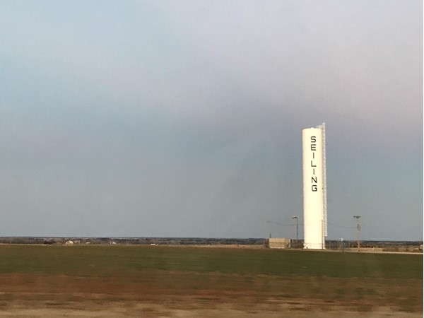 The town of Seiling Oklahoma is steadily growing. Did you know they have a sonic?