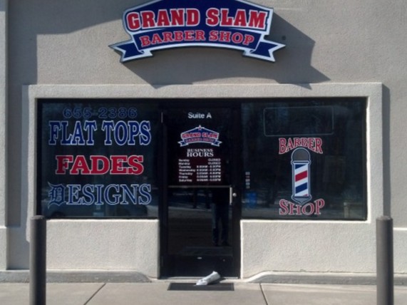 Grand Slam, the local barber shop, just 1/4 mile south on Fenton Road, is where I get my hair cut