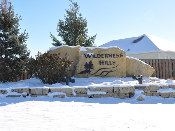 The west entrance to Wilderness Hills 