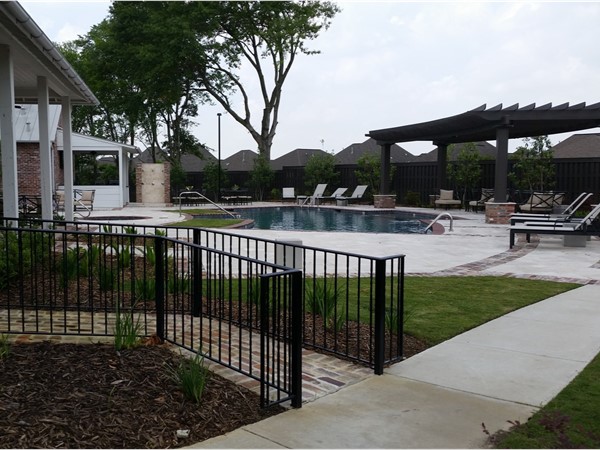 Great pool area at The Preserve at Harveston