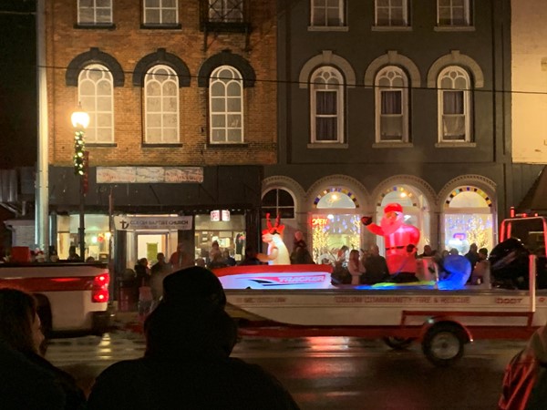 Christmas parade in Colon annual event 