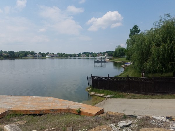 While some folks build their own private docks, a Cedar Lake boat ramp is easily accessible, too 