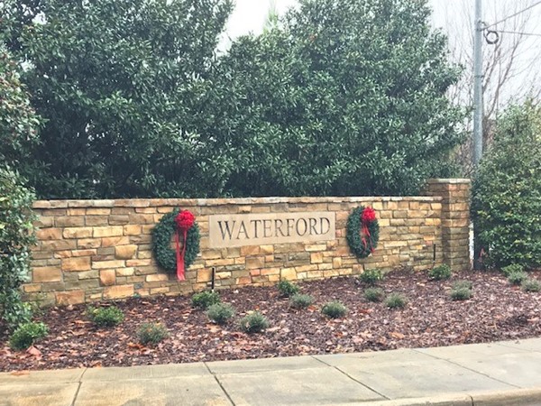 The next time you are out for a Sunday drive, include the friendly Waterford subdivision 