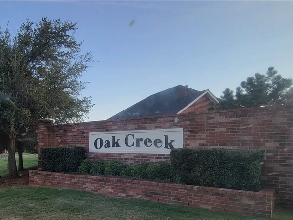 Oak Creek is located at SE 12th St and Bryant Ave (SW corner) in Moore